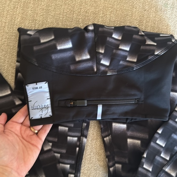 Fantasma MCQ ALEXANDER MCQUEEN Crop Ankle Cotton Blend Jersey Legging XS - Picture 6 of 11